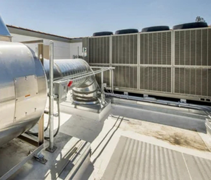 Commercial ducted air cooler