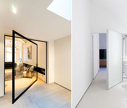 Customizable Full-Buried Swing Doors for Unique Design Projects